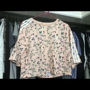 Adidas crop top size M